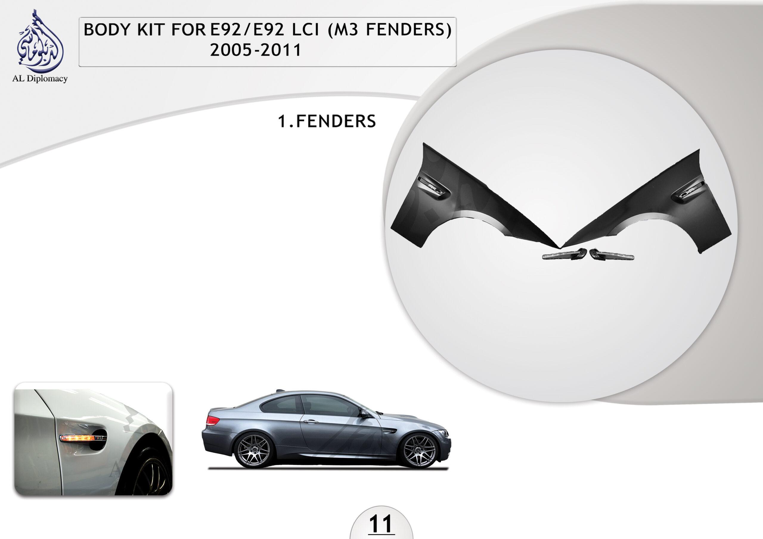 B.11 BODYKIT FOR E92 E92 LCI M3 FENDER BODYKIT 2005-2011