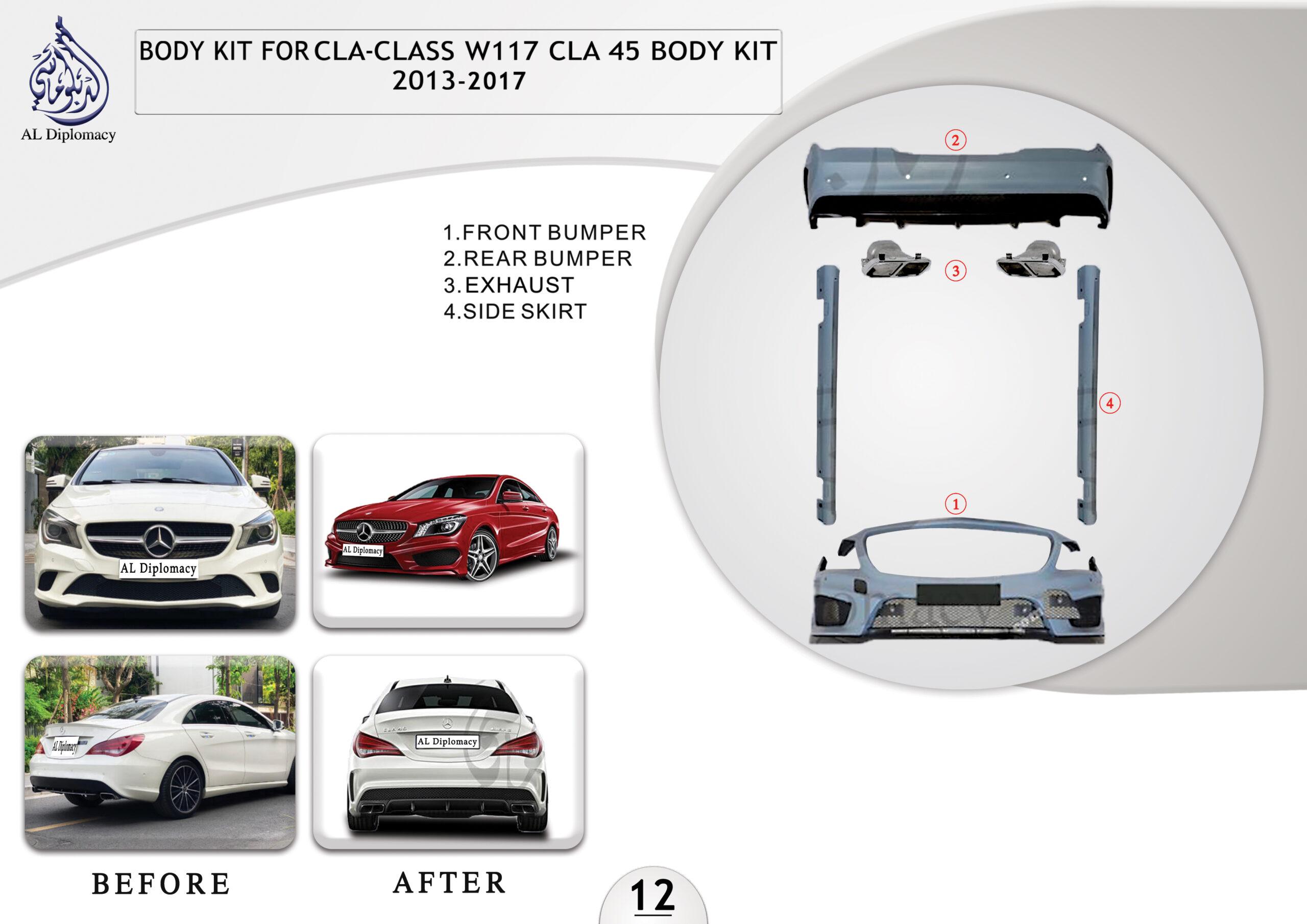 B.12 BODYKIT FOR CLA CLASS W117 CLA 45 BODYKIT 2013-2017