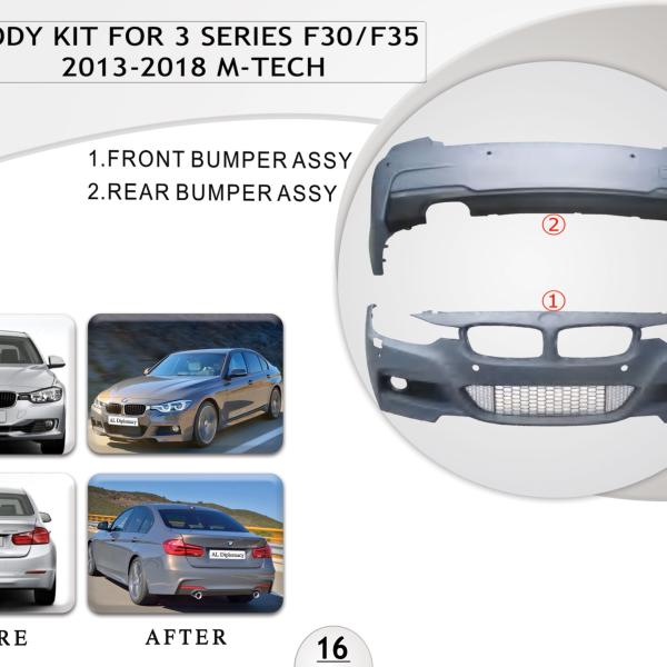 B.16 BODYKIT FOR 3 SERIES F30 F35 2013 2018 M TECH