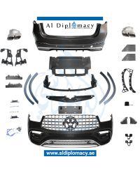 W167 GLE 63 2019-UP COMPLETE. FRONT BUMPER AND REAR BUMPER