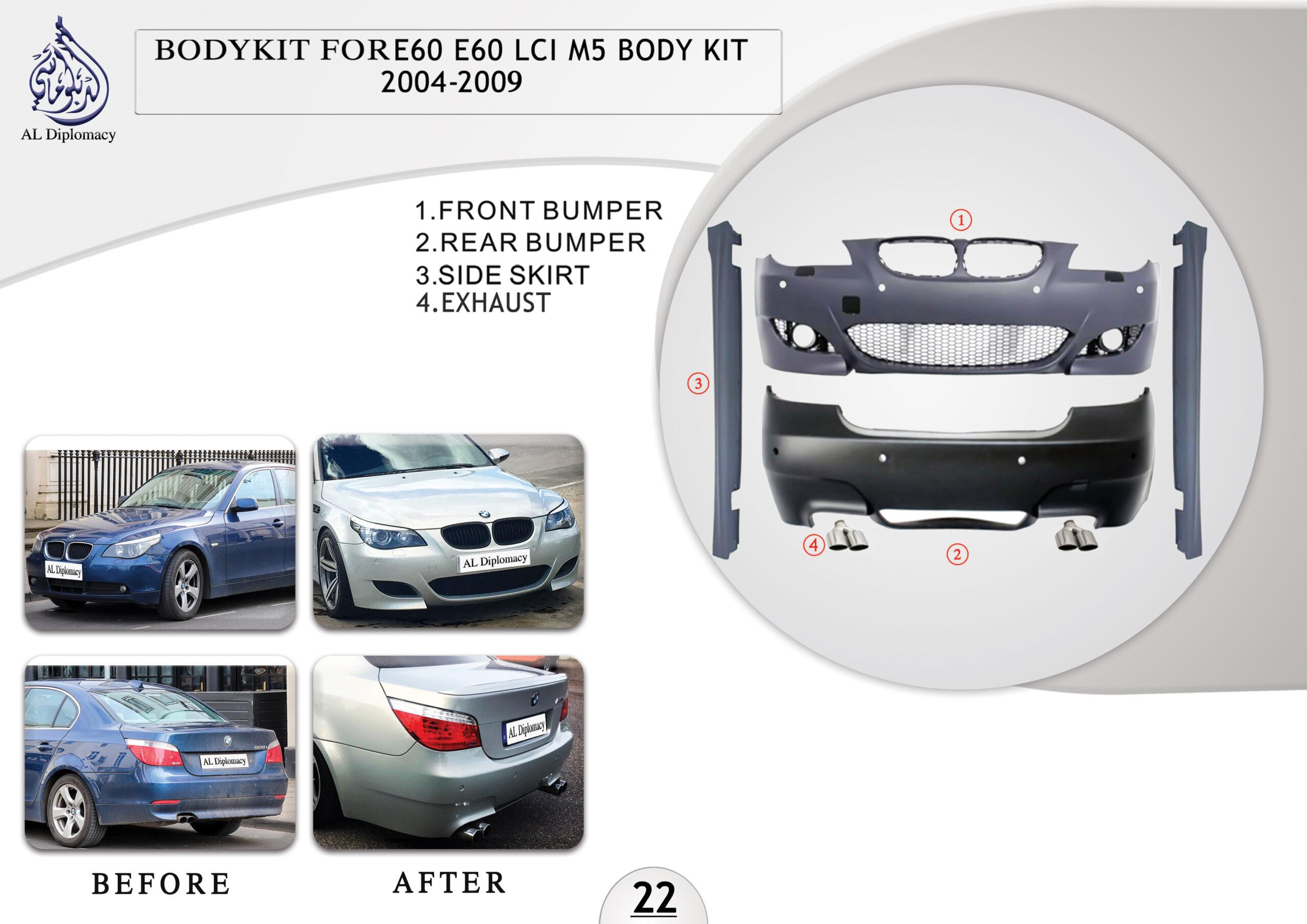B.22 BODYKIT FOR E60 E60 LCI M5 BODYKIT 2004-2009