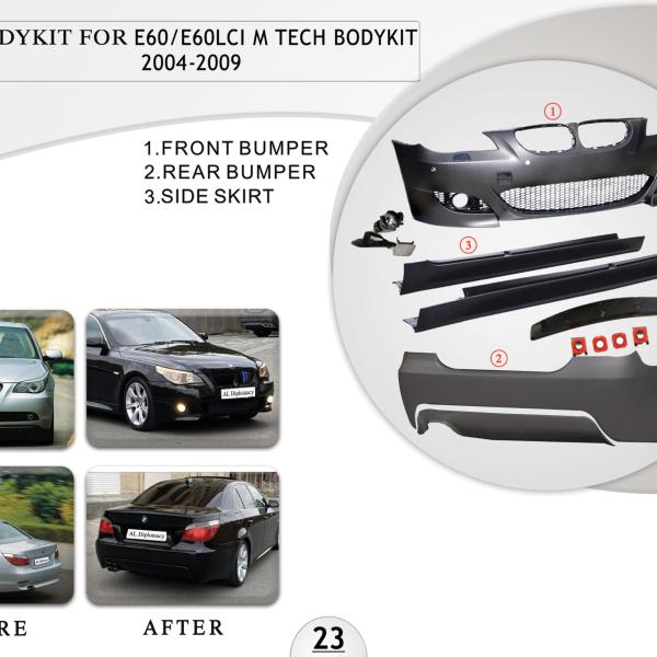 B.23 BODYKIT FOR E60 E60 LCI M TECH BODYKIT 2004-2009