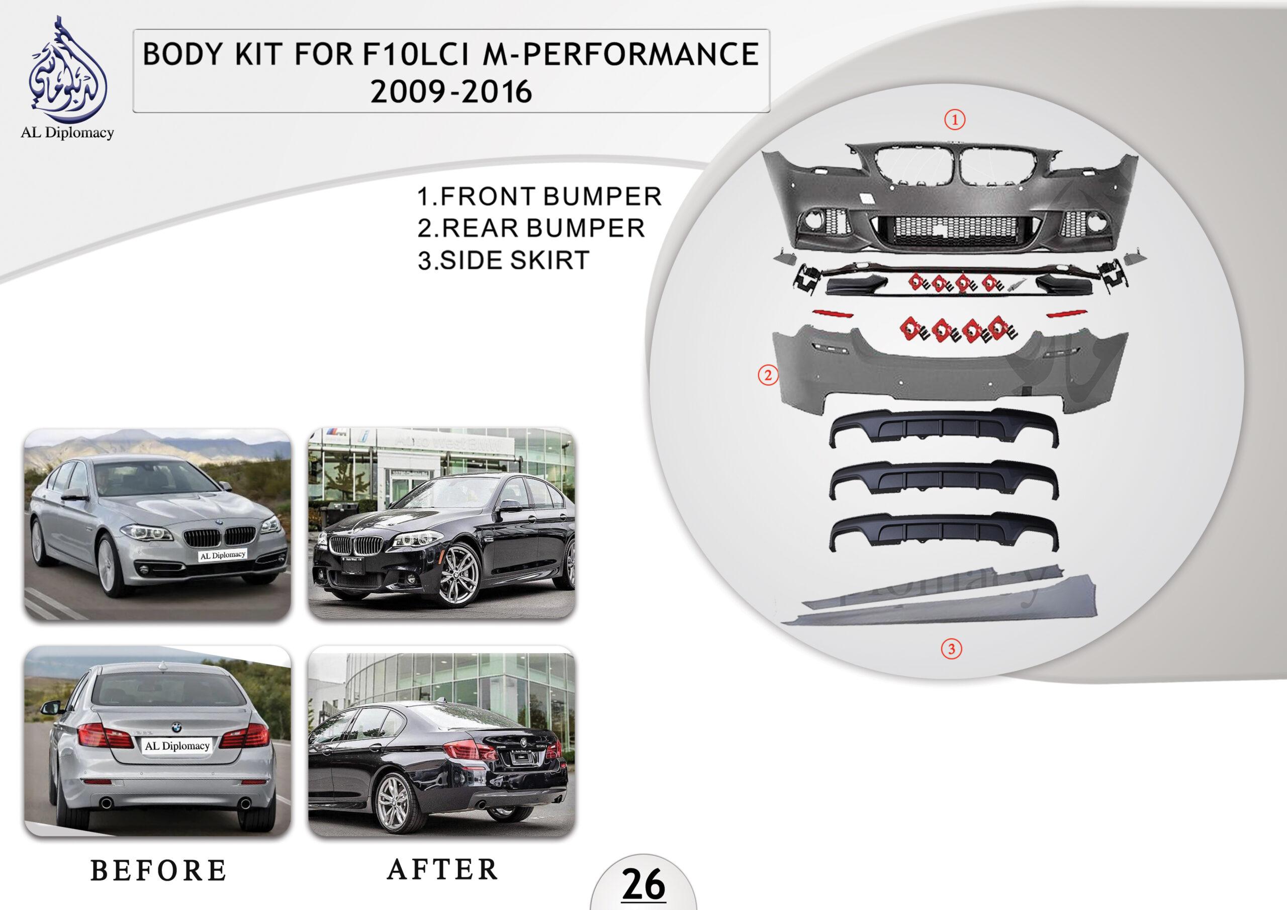 B.26 BODYKIT FOR F10LCI M PERFORMANCE BODYKIT 2009-2016