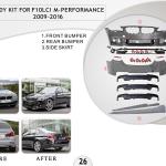 B.26 BODYKIT FOR F10LCI M PERFORMANCE BODYKIT 2009-2016