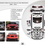 B.28 BODYKIT FOR F10 TO G30 LCI M5 BODYKIT 2009-2016