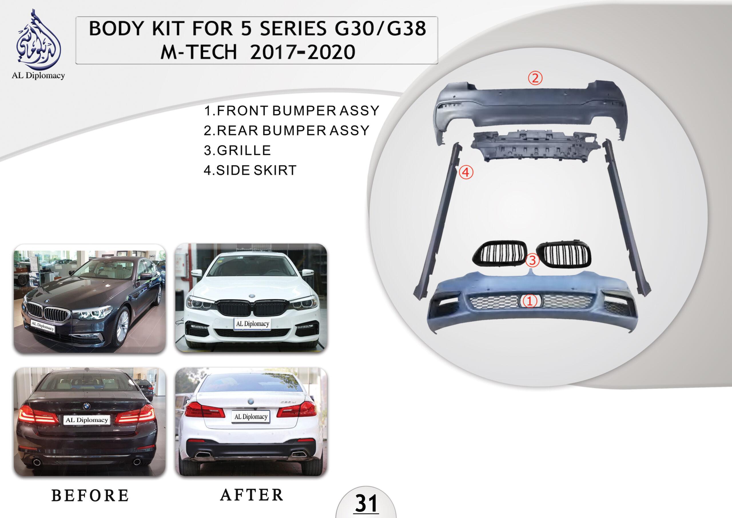 B.31 BODYKIT FOR 5 SERIES G30 G38 M TECH 2017-2020