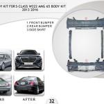 B.32 BODYKIT FOR S CLASS W222 AMG 65 BODYKIT 2013-2016