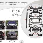 B.33 BODYKIT FOR S CLASS W222 S63 BODYKIT 2014-2018