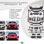 B.34 BODYKIT FOR G30 TO G30 LCI M5 BODYKIT WITH FENDER 2017-2020