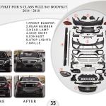 B.35 BODYKIT FOR S CLASS W222 S65 BODYKIT 2014-2018