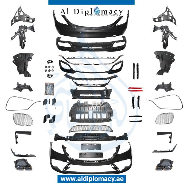 W222 S65 BODYKIT COMPLETE. FRONT BUMPER REAR BUMPER AND EXHAUST