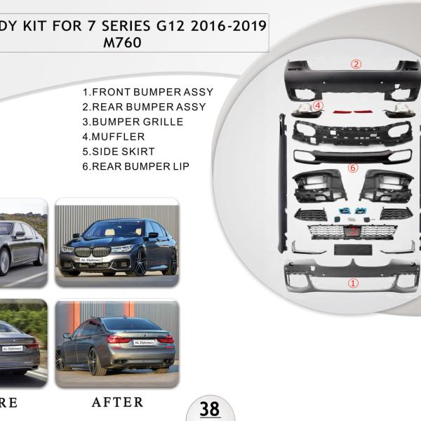 B.38 BODYKIT FOR 7 SERIES G12 BODYKIT 2016-2019 M760