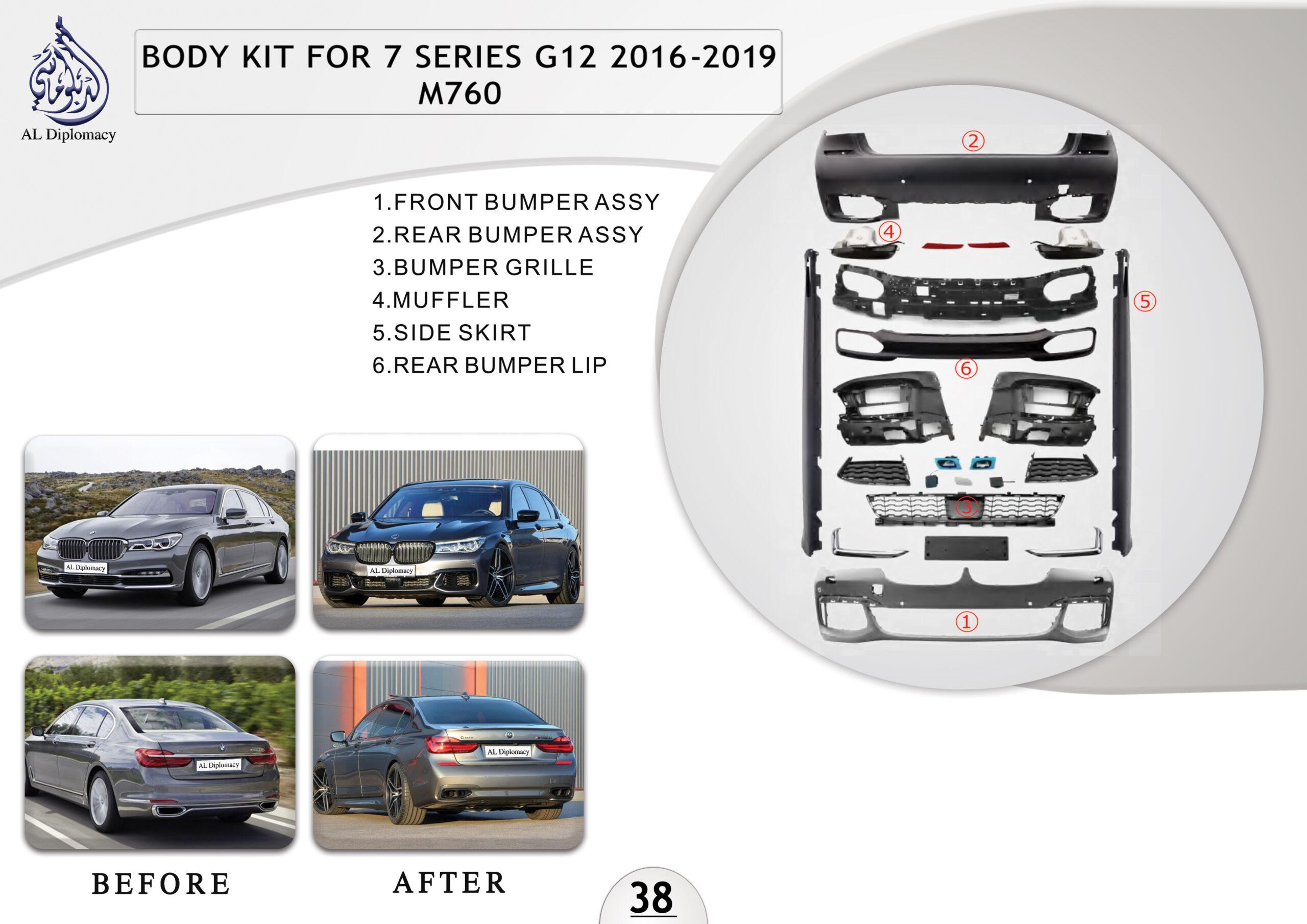B.38 BODYKIT FOR 7 SERIES G12 BODYKIT 2016-2019 M760