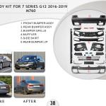 B.38 BODYKIT FOR 7 SERIES G12 BODYKIT 2016-2019 M760