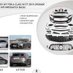 A.4 BODYKIT FOR A CLASS W177 2019 UPGRADE TO A45 AMG HATCH BACK