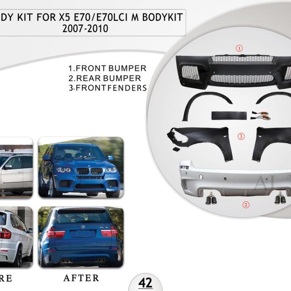 B.42 BODYKIT FOR X5 E70 E70 LCI M BODYKIT 2007-2010