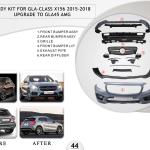 B.44 BODYKIT FOR GLA CLASS X156 2015-2018 UPGRADE TO GLE45 AMG