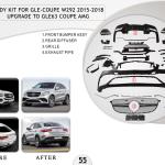 B.55 BODYKIT FOR GLE COUPE C292 2015-2018 UPGRADE TO GLE COUPE AMG