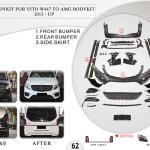 B.62 BODYKIT FOR VITO W447 TO AMG BODYKIT 2013 UP