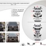 B.63 BODYKIT FOR VITO W447 UPGRADED VS600 BODYKIT 2013 UP