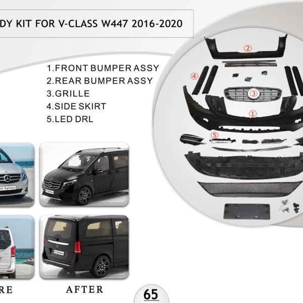 B.65 BODYKIT FOR V CLASS W447 2016 2020