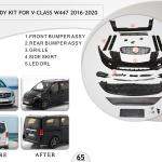 B.65 BODYKIT FOR V CLASS W447 2016 2020