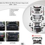 B.66 BODYKIT FOR W212 TO W213 Normal Amg look 2009-2016