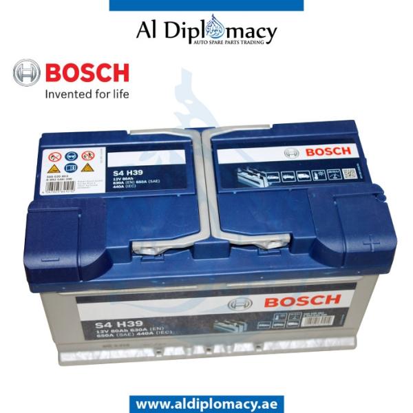 STARTER BATTERY S4 580039063 12V 80AH 630A 0092S4H390