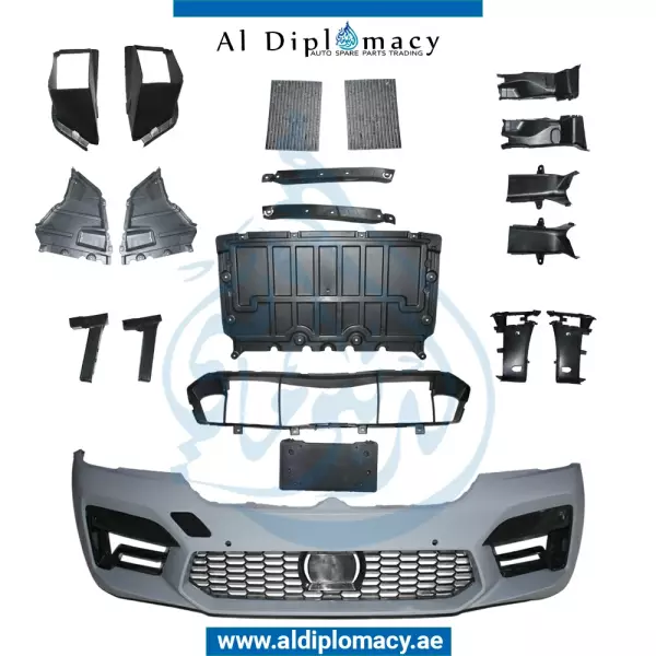 FRONT BUMPER WITH SENSOR AND WIPER HOLE M5 STYLE COMPLETE