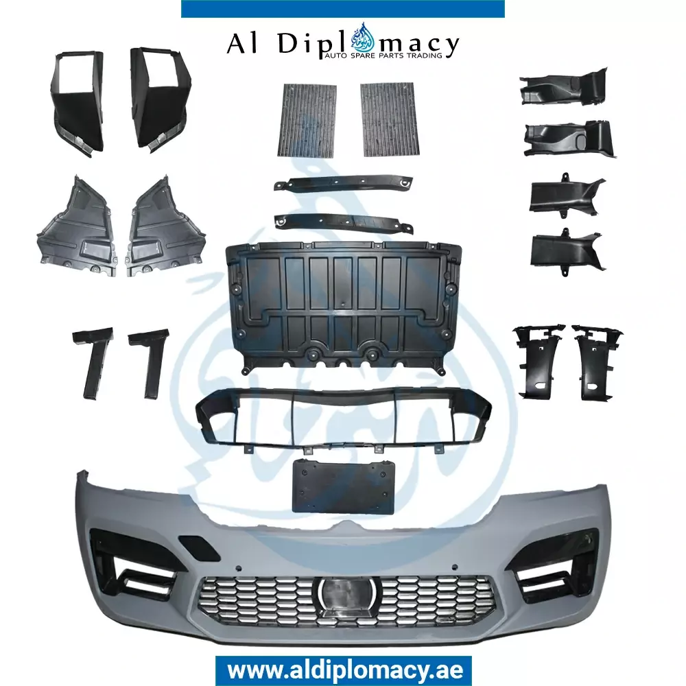 FRONT BUMPER WITH SENSOR AND WIPER HOLE M5 STYLE COMPLETE