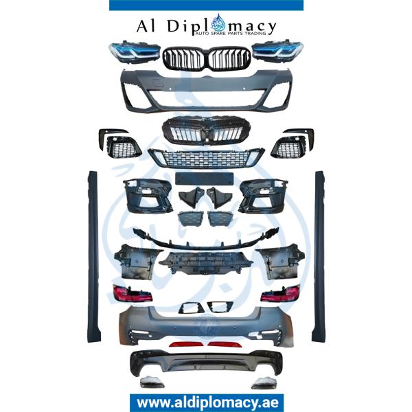 G30 LCI M-TEC BODYKIT FIT 2017-UP COMPLETE. FRONT BUMPER REAR BUMPER HEADLIGHT STOPLIGHT SIDE SKIRT GRILLE AND EXHAUST