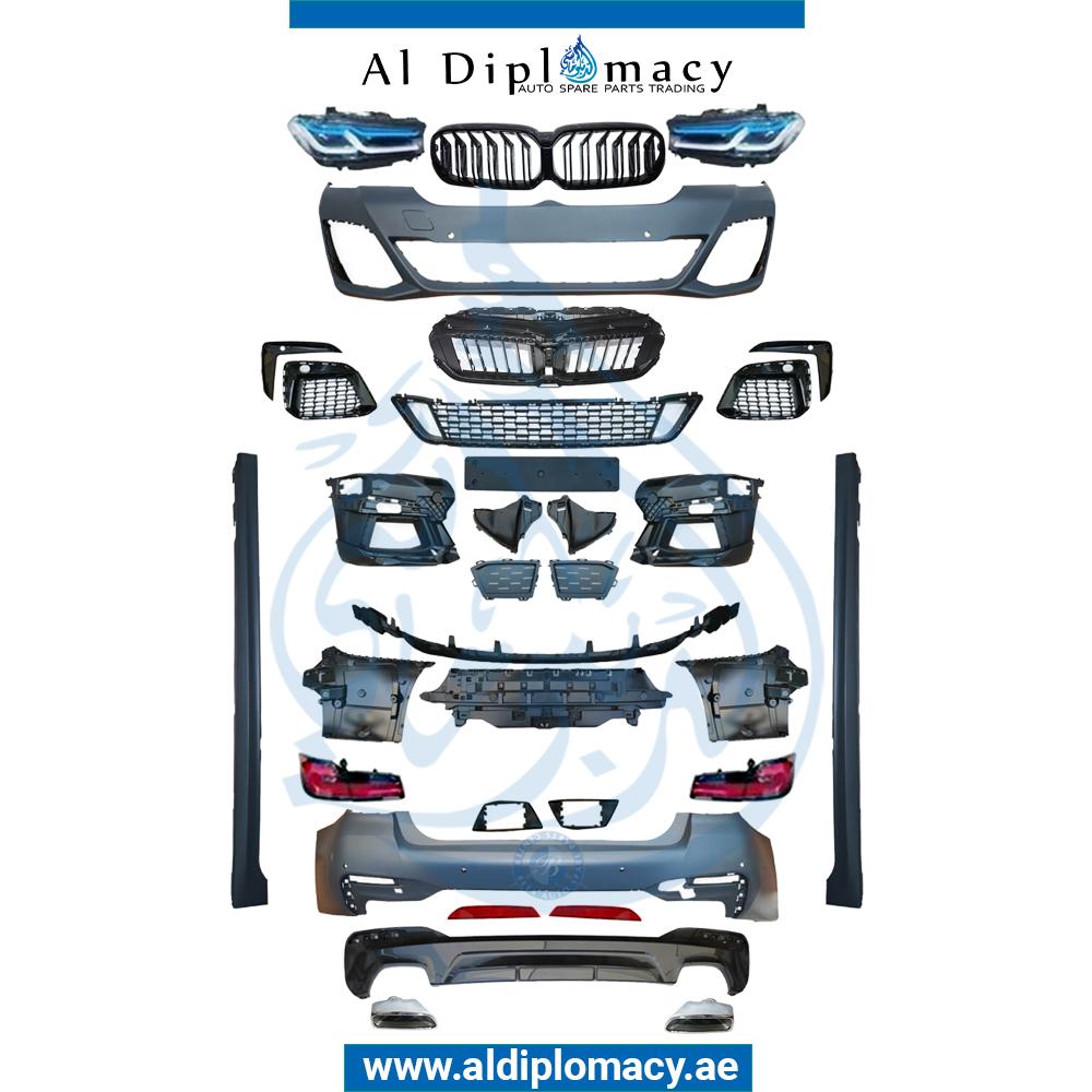 G30 LCI M-TEC BODYKIT FIT 2017-UP COMPLETE. FRONT BUMPER REAR BUMPER HEADLIGHT STOPLIGHT SIDE SKIRT GRILLE AND EXHAUST