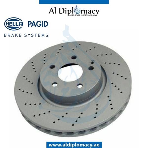 BRAKE DISC FRONT LEFT OR RIGHT 8DD 355.114-231