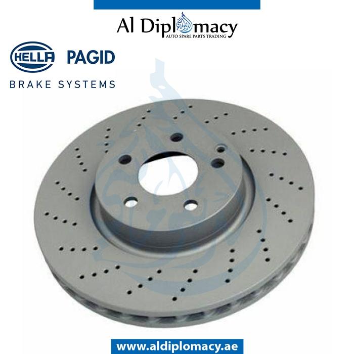 BRAKE DISC FRONT LEFT OR RIGHT 8DD 355.114-231