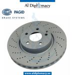 BRAKE DISC FRONT LEFT OR RIGHT 8DD 355.114-231