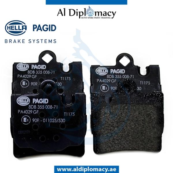 BRAKE PAD REAR 8DB 355.008-711