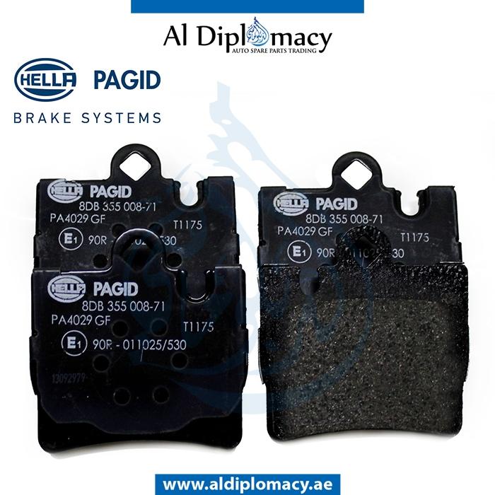 BRAKE PAD REAR 8DB 355.008-711