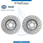 BRAKE DISC FRONT LEFT OR RIGHT 8DD 355.119-611
