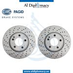 BRAKE DISC FRONT LEFT OR RIGHT 8DD 355.119-611