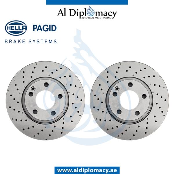BRAKE DISC FRONT LEFT OR RIGHT 8DD 355.119-611