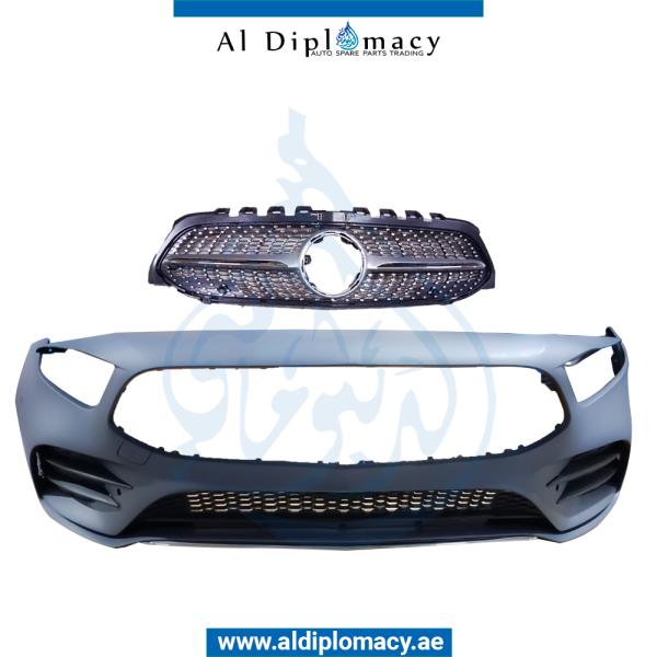FRONT BUMPER WITH SENSOR HOLE AMG COMPLETE