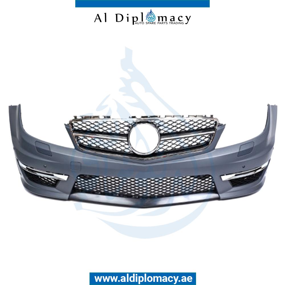FRONT BUMPER WITH SENSOR AND WIPER HOLE ORIGINAL 63 COMPLETE