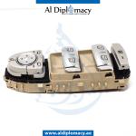 FRONT DOOR WINDOW SWITCH BEIGE LEFT