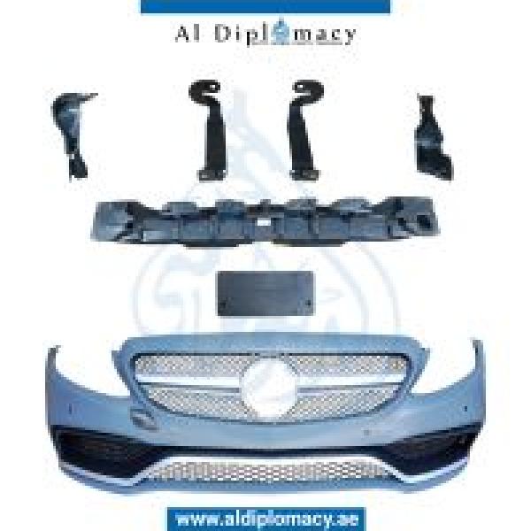 FRONT BUMPER WITH SENSOR HOLE AND GRILLE 63 STYLE COMPLETE