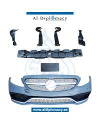 FRONT BUMPER WITH SENSOR HOLE AND GRILLE 63 STYLE COMPLETE