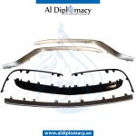 FRONT BUMPER WITH SENSOR HOLE AND SHOW GRILLE AMG 63