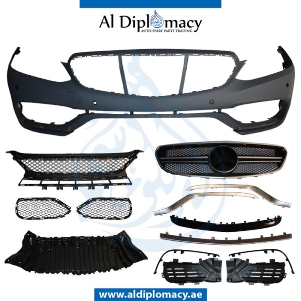FRONT BUMPER WITH SENSOR HOLE AND SHOW GRILLE AMG 63