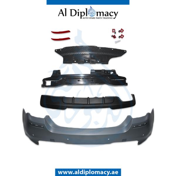 REAR BUMPER WITH SENSOR HOLE M PERFORMANCE SINGLE SINGLE EXHAUST TYPE
