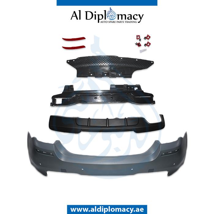 REAR BUMPER WITH SENSOR HOLE M PERFORMANCE SINGLE SINGLE EXHAUST TYPE