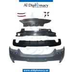 REAR BUMPER WITH SENSOR HOLE M PERFORMANCE TWO SINGLE EXHAUST TYPE